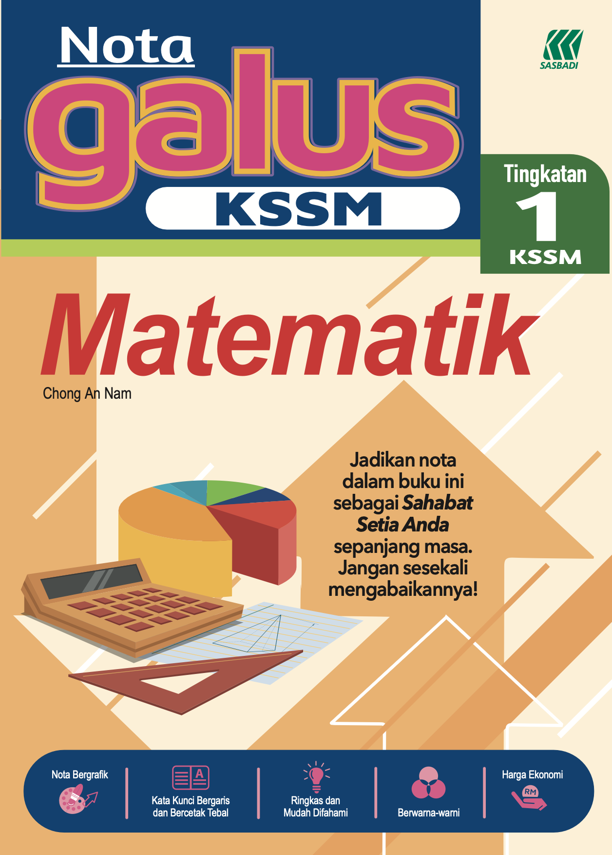 NOTA GALUS KSSM MATEMATIK Ting.1 (2026) Cover